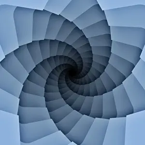 Abstract Blue Background Drucke: An image of a nice abstract blue background