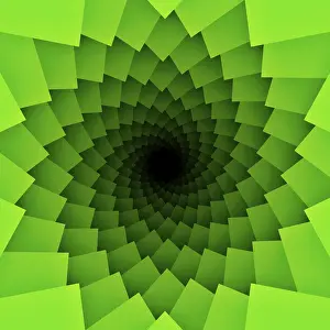 Abstract Radial Pattern Drucke: An image of a nice abstract green background