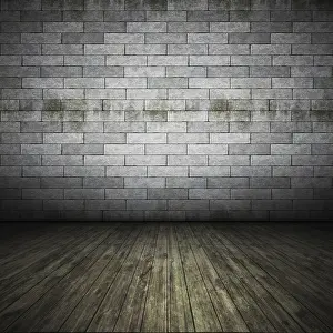 Close Up Brick Wall Drucke: An image of a nice brick wall floor for your content