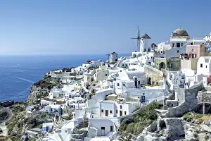 Cyclades Islands Europe Drucke: An image of a nice Santorini view