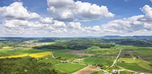 Central Europe Landscapes Drucke: An image of a panoramic view at Rottweil Germany
