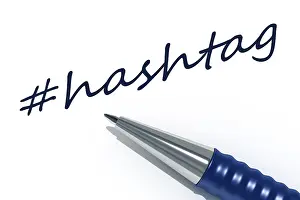 Contagious Disease Risk Drucke: An image of a pen with the message hashtag