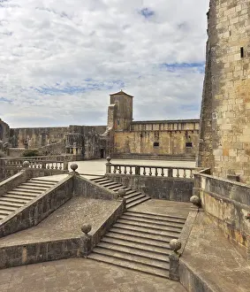 Historic Fortification Drucke: The imposing medieval castle - the monastery of the Templars