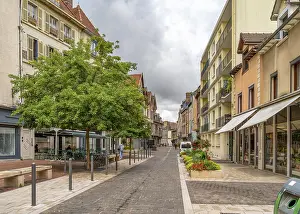 Traditional French Architecture Drucke: Impression of Troyes