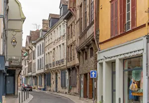 Traditional French Architecture Drucke: Impression of Troyes
