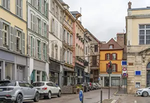 Drucke von Eindruck von Troyes, eine Gemeinde und die Hauptstadt des Départements Aube in der Region Grand Est im Nordosten Frankreichs Aube Drucke: Eindruck von Troyes