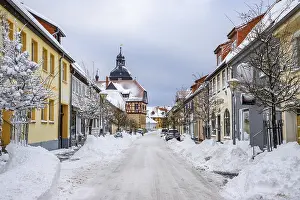 Central European Winter Landscape Photography Drucke: Impressions from Harzgerode in winter