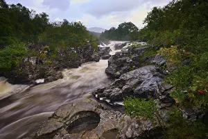Scottish Highlands River Drucke: An impressive river with fast currents