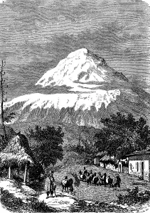 Chimborazo Volcano Drucke: The inactive volcano Chimborazo