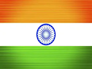 Indian Nationality Symbol Drucke: India flag