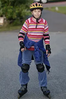 Sport Drucke: Rollschuhfahren