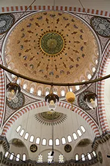 Western Asia Construction Drucke: Inner view of dome in Ottoman architecture