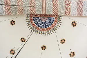 Ottoman Architecture Dome Drucke: Inner view of dome in Ottoman architecture