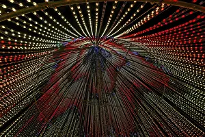 Laval Light Show Drucke: Inside the illumi tree, light show
