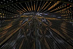 Laval Light Show Drucke: Inside the illumi tree, light show