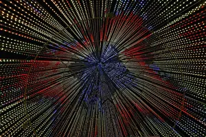 Laval Light Show Drucke: Inside the illumi tree, light show
