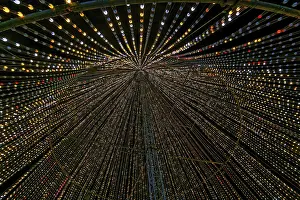 Laval Light Show Drucke: Inside the illumi tree, light show
