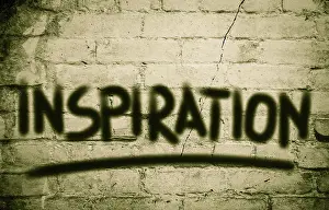 Motivational Concept Drucke: Inspiration Concept