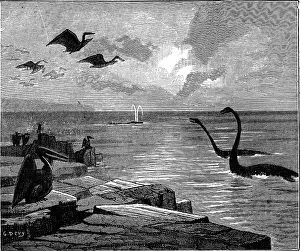 Deserted Landscapes Art Drucke: Instead of Paris, it was the sea