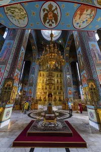Uninhabited Sacred Buildings Drucke: Interior of Abakan Cathedral of the Transfiguration
