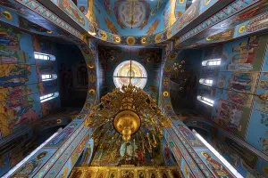 Uninhabited Sacred Buildings Drucke: Interior of Abakan Cathedral of the Transfiguration