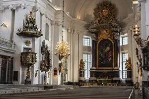 Scandinavian Church Building Drucke: Interior of the Cathedral in Kalmar