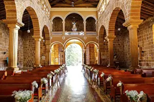 South American Cathedrals Drucke: Interior colonial Cathedral of the Immaculate Conception