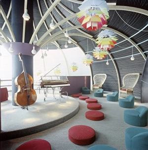 Scandinavian Interior Style Drucke: Interior decor of the 1950s