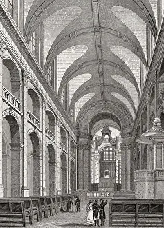 Historic City Centre Paris Drucke: Interior, Dome of Les Invalides