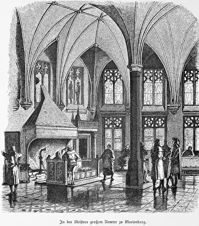 Polish Tourist Attractions Drucke: Interior of the Marienburg or Malbork