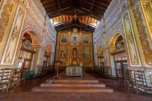 Uninhabited Mission In Bolivia Drucke: Interior of the mission of Concepcion