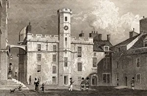 UNESCO World Heritage Site Edinburgh Drucke: The interior quadrangle of the Castle