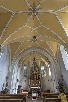 Southern Germany Religious Building Drucke: Interior of St. Thomas and St. Stephan