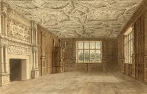Innenausblick des Salonraums