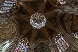 Ely Cathedral Interior Drucke: Interior View of Ely Cathedral