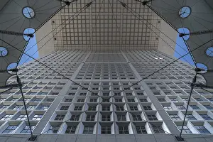 Indoor Travel Photography Drucke: Interior view of the Grand Arche