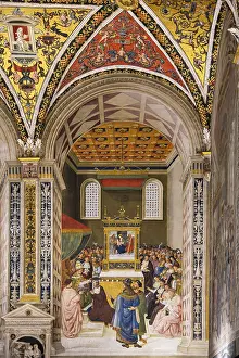 Renaissance Architecture Drucke: Interior view of Sienna Cathedral