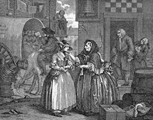 Historical Female Figure Drucke: The intermediary as matchmaker