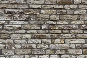 No People Close Shot Drucke: Irregular stone wall