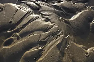 Aerial Photography Europe Drucke: Irregular structures in the mud flats