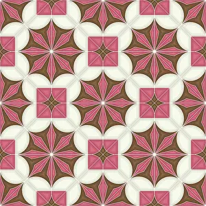 Islamic Geometric Pattern Drucke: Islamic geometric seamless vector pattern
