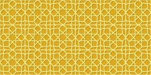 Gold Embellished Decor Drucke: Islamic gold ornament vector seamless pattern
