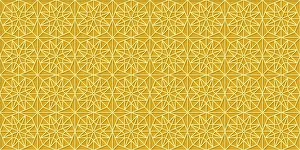 Drucke von Islamischer Goldschmuck-Ornament-Vektor-Seamless-Muster Geometrische Formen Drucke: Islamischer Goldschmuck-Vector-Seamless-Muster