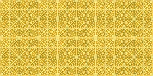 Gold Embellished Decor Drucke: Islamic gold ornament vector seamless pattern
