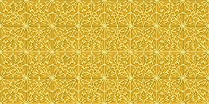 Drucke von Islamischer Goldschmuck-Vector-Muster ohne Ende Geometrische Formen Drucke: Islamischer Goldschmuck-Ornament-Vektor-Seamless-Muster