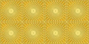 Drucke von Islamischer Goldschmuck-Ornament-Vektor-Seamless-Muster Geometrische Formen Drucke: Islamischer Goldschmuck-Ornament-Vektor-Seamless-Muster
