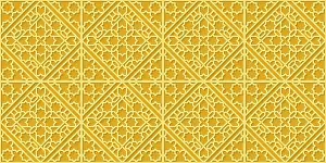 Islamic Gold Ornament Pattern Drucke: Islamic gold ornament vector seamless pattern
