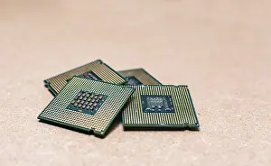 Computer Hardware Equipment Drucke: Isolated computer microprocessors