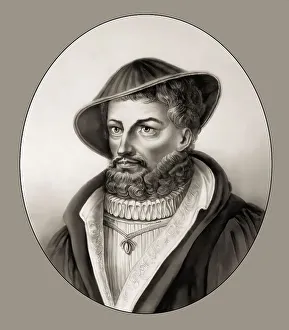 Digital Illustration Art Drucke: Jan van Leiden, or Jan Beuckelszoon oder Beukelszoon