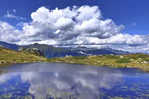 Central European Landscapes Drucke: See am Jaufenpass